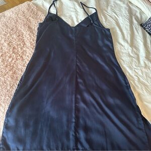 Elegant Navy Slip Dress Ettitude